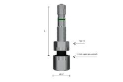 54MS TPMS ventil bezduov nkladn ALCOA pr. 9,7mm